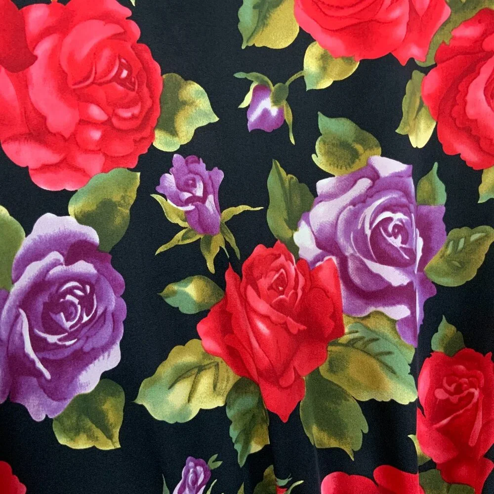 Vintage Victoria's Secret Gold Label 100% Silk Floral Robe Sz M/L - Picture 6 of 16